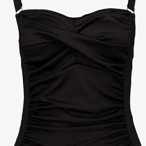 Voorgevormde dames tankinitop zwart