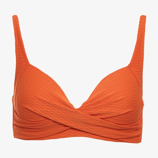Voorgevormde dames bikinitop oranje