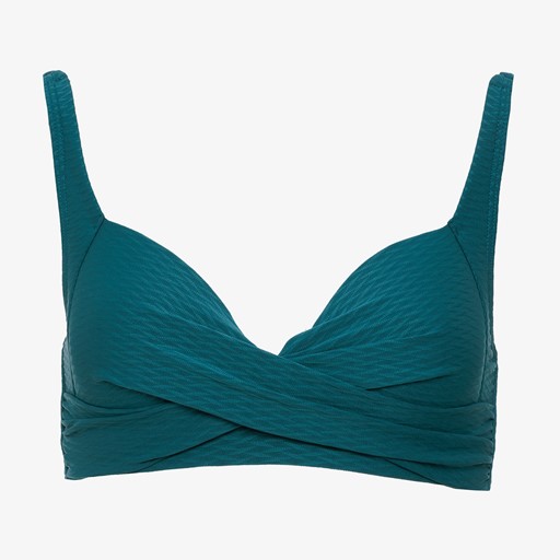 Voorgevormde dames bikinitop petrol