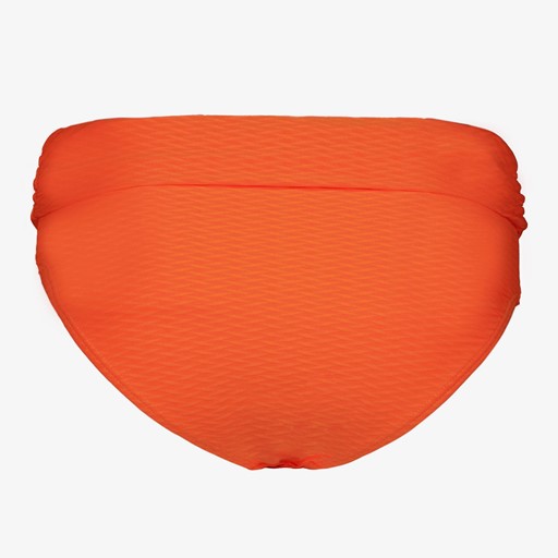 Dames bikinibroekje met overslag oranje
