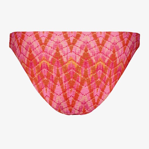 Dames bikinibroekje roze print