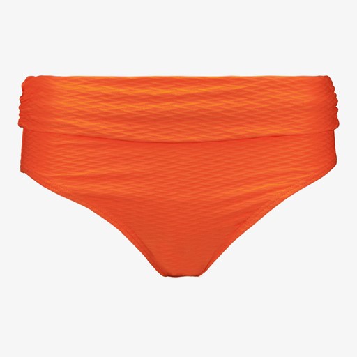 Dames bikinibroekje met overslag oranje