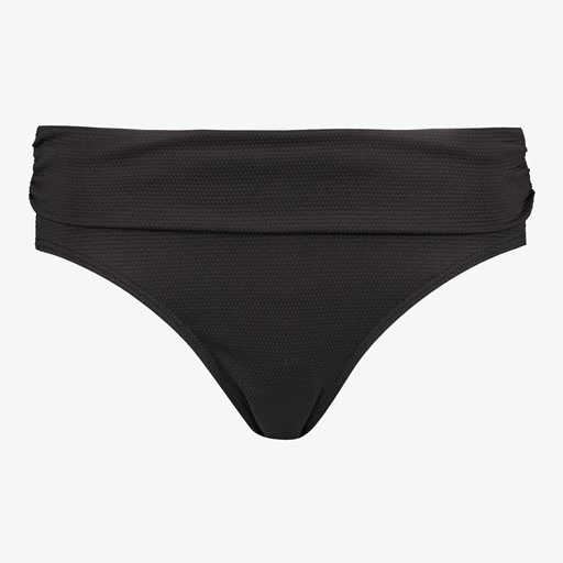 Dames bikinibroekje met overslag zwart