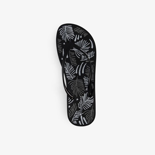 Dames teenslippers met zomerse print
