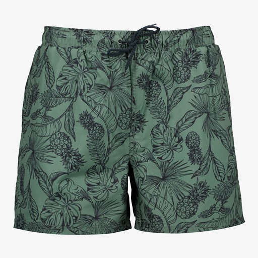 Heren zwemshort ananas groen