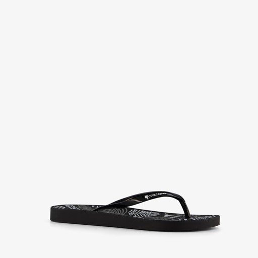 Dames teenslippers met zomerse print