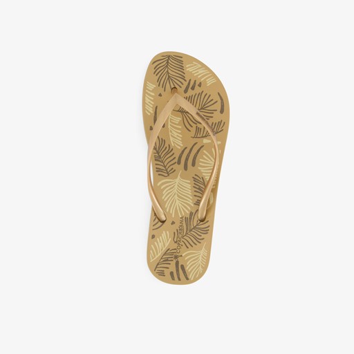 Dames teenslippers met print