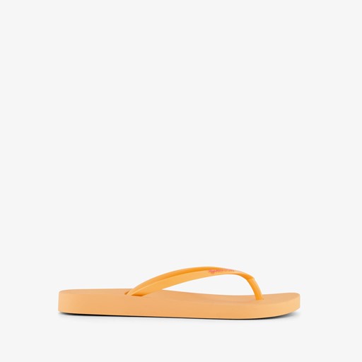 Dames teenslippers oranje