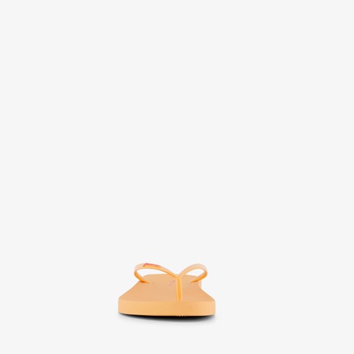 Dames teenslippers oranje
