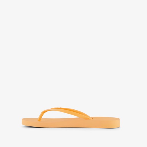 Dames teenslippers oranje