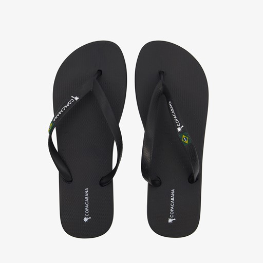 Dames teenslippers zwart