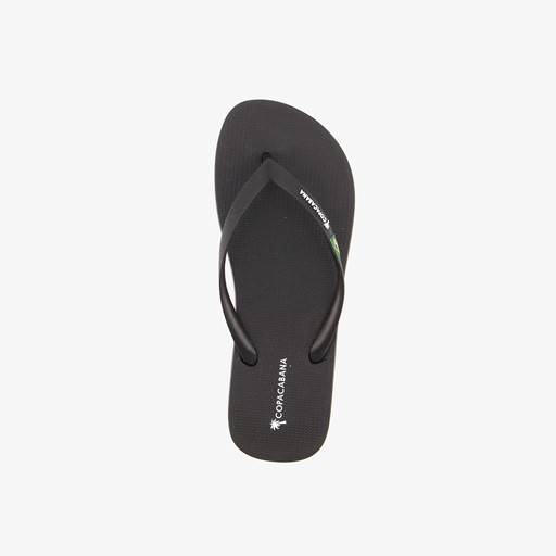 Dames teenslippers zwart