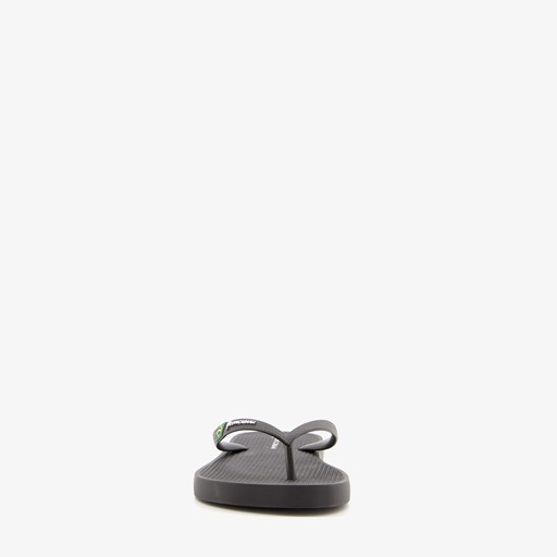 Dames teenslippers zwart