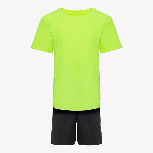 Tweedelige kinder sport set geel