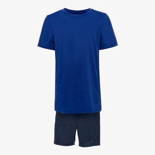 Tweedelige kinder sportset blauw
