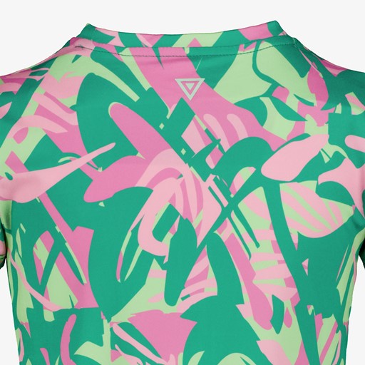 Dry meisjes sport T-shirt met print groen