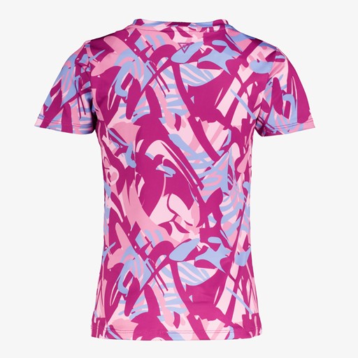 Dry meisjes sport T-shirt met print roze