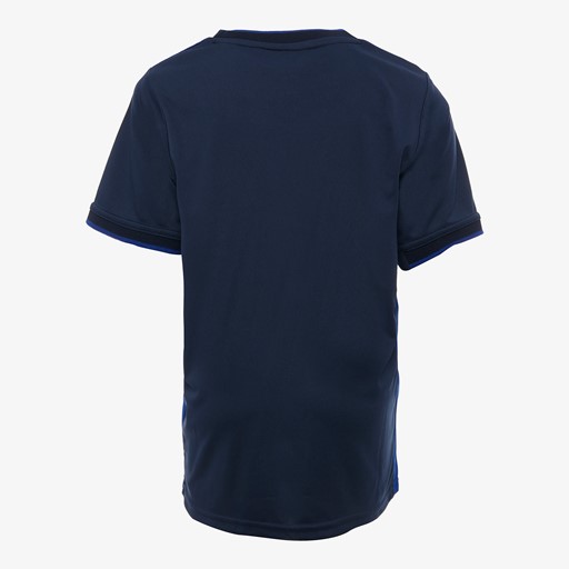 Kinder voetbal T-shirt blauw