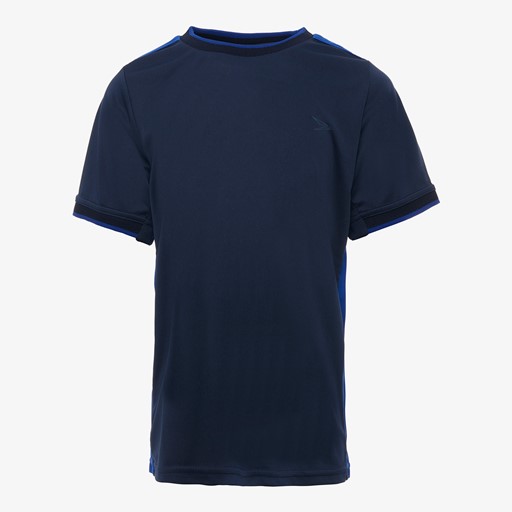 Kinder voetbal T-shirt blauw