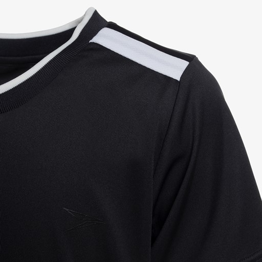 Kinder voetbal T-shirt zwart