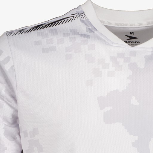 Dry heren voetbal T-shirt wit