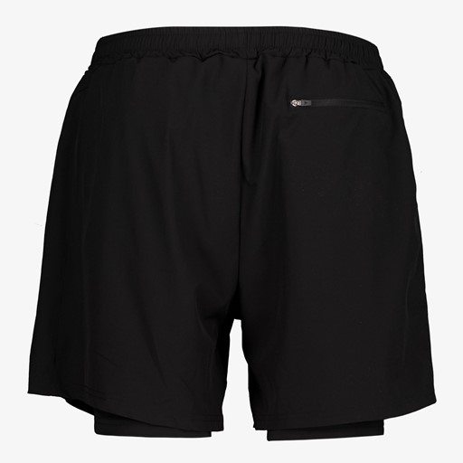 Heren hardloopshort zwart