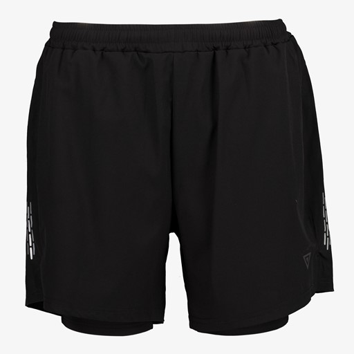 Heren hardloopshort zwart