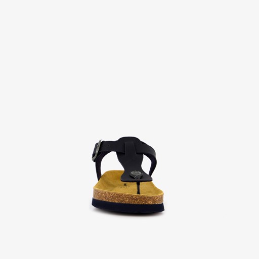 Jongens sandalen met teenbandje zwart