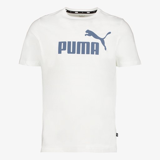 ESS+ 2 Col Logo heren T-shirt wit