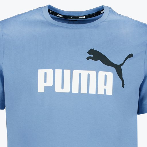 ESS+ 2 Col Logo heren T-shirt blauw