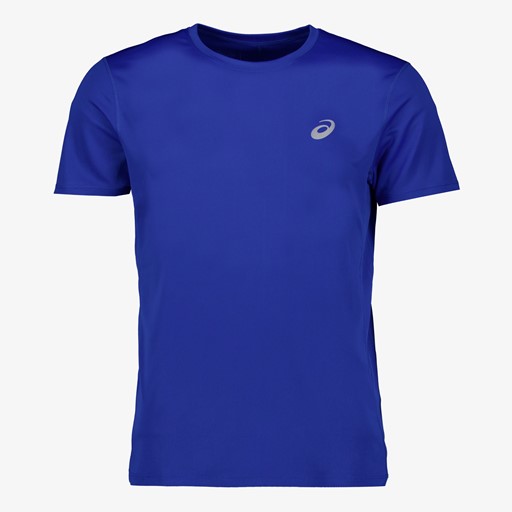 Heren hardloop T-shirt blauw