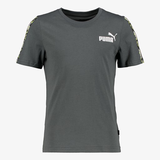 Essentials Tape kinder sport T-shirt grijs
