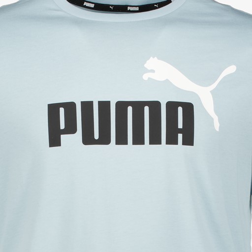 ESS+ 2 Col Logo heren T-shirt lichtblauw