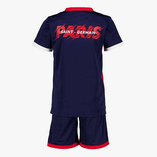 PSG tweedelige kinder sport set blauw rood