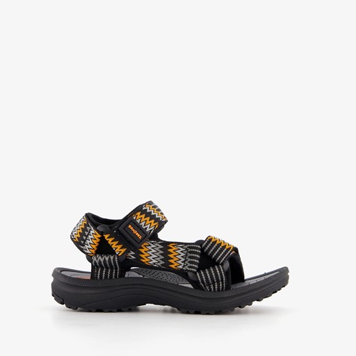 Jongens sandalen zwart geel