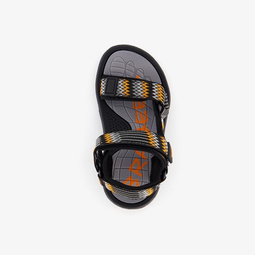 Jongens sandalen zwart geel