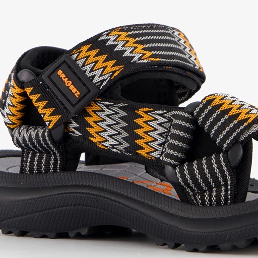 Jongens sandalen zwart geel