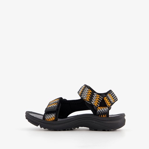 Jongens sandalen zwart geel