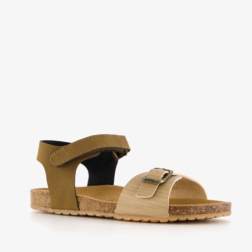 Leren jongens sandalen cognac