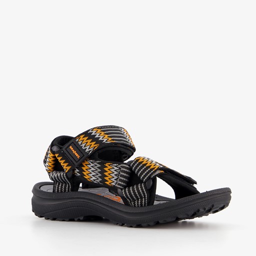 Jongens sandalen zwart geel