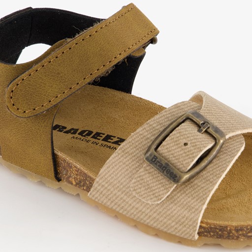 Leren jongens sandalen cognac