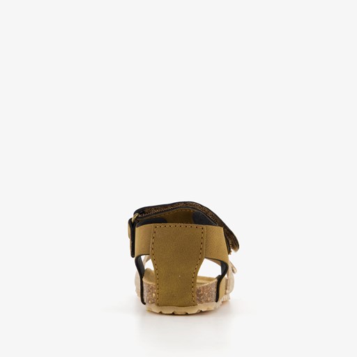 Leren jongens sandalen cognac