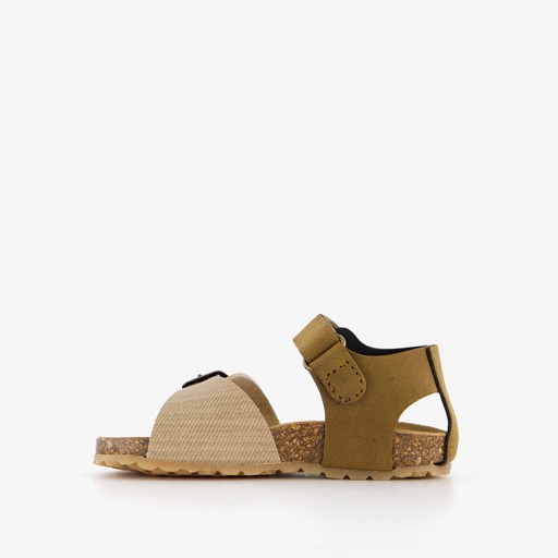 Leren jongens sandalen cognac