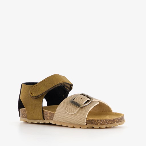 Leren jongens sandalen cognac