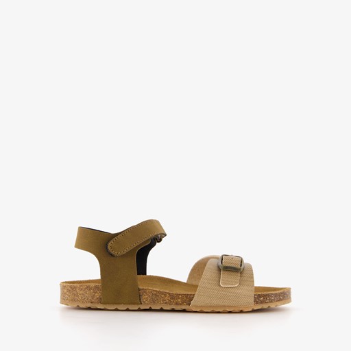 Leren jongens sandalen cognac
