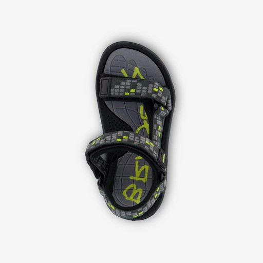 Jongens sandalen zwart groen