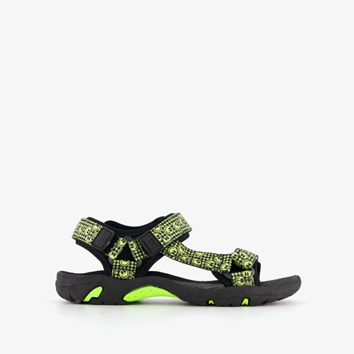 Jongens sandalen zwart geel