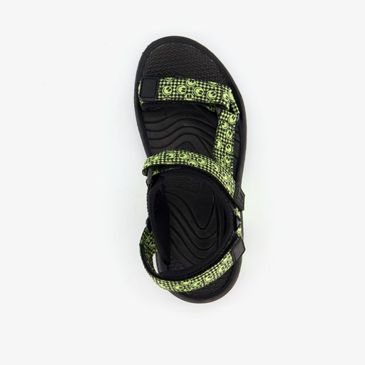 Jongens sandalen zwart geel