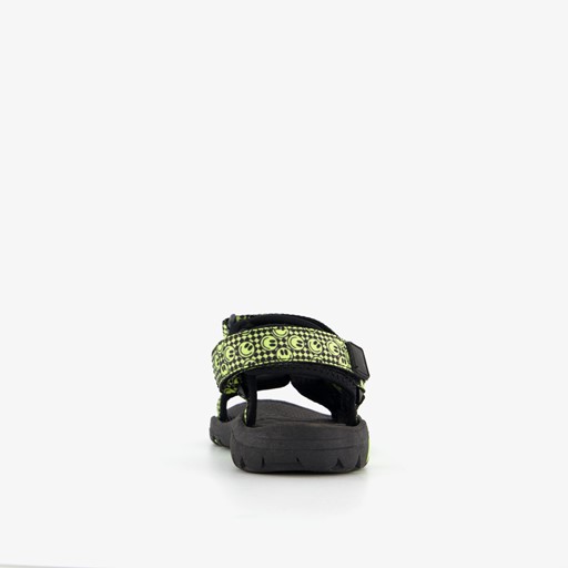 Jongens sandalen zwart geel