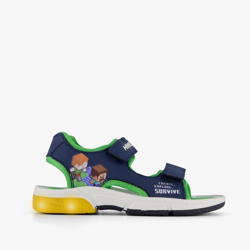 Jongens sandalen met lichtjes blauw